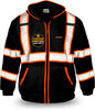 - Charlotte, NC - Men'S Fleece Safety Hoodie | PPE Hi Vis Reflective Work Jackets