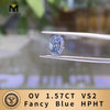 With IGI Certificate Fancy Blue Sapphir Diamond HPHT CVD Color Lab Grown Diamonds Wholesale