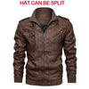 KB New Men'S Leather Jackets Autumn Casual Motorcycle PU Jacket Biker Leather Coats Brand Clothing EU Size SA722