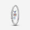 2024 New in Day & Night Ring Set Women Luxury DIY Jewelry Gift 925 Sterling Silver Celestial Sun & Moon Ring Set Hot Sale