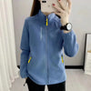 Plus Size Fleece Coats for Women Winter Spring Warm Casual Outdoor Sportswear Hiking Jogging Yoga Lady Cardigan Jackets Chaqueta