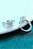 Moissanite Huggie Earrings