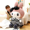 Oversized Sanrio Hello Kitty Kuromi Melody Stuffed Toys Soft Throw Pillow Plush Dolls Kids Birthday Valentines Gifts for Girls