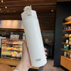 550/750ML Water Bottle with Straw Tyeso Vacuum Insulated Flask Thermal Cup Tumbler 304 Stainless Steel Coffee Thermos