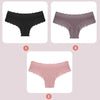 3PCS Lace Seamless Cotton Panties Ribbed Brazilian Pants Low Waist Women Panties Breathable Girls Underwear plus Size Lingerie