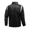 2024 Autumn Winter Men'S Leather Jacket High Quality Korea Fashion Youth Hooded Leather Coats EUR Size 3XL Blouson Homme Hiver