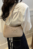 Bow Trim PU Leather Shoulder Bag