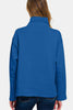 Zenana Turtleneck Half Snap Fleece Sweatshirt