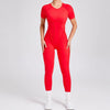 New Autumn/Winter Women'S One-Piece Yoga Jumpsuit Leggings Long-Sleeved Sexy Backless Slim Fit Sports Outfit