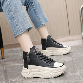 2024 New Women Sneakers Luxury Fashion High Top Women Boots Platform Casual Shoes Outdoor Running Shoes for Women Tenis De Mujer