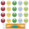 Tea Sampler (20 Count) Keurig K Cups Assortment with 10  Honey Sticks