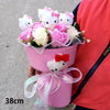 Hello Kitty Cartoon Plush Bouquet Anime Rose Soap Flowers Doll Home Wedding Decoration Christmas Valentine'S Day Gift