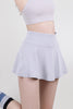 High Waist Pleated Active Skirt