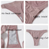 Women Seamless Bra Set High Cut Thong Panties Female Sexy Lingerie Wire Free Brassiere Unlined Comfort Sexy Underwear Set