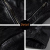 New Men'S Leather Jackets Autumn and Winter Casual Motorcycle Slim PU Jacket Biker Leather High Quality Fashion Warm Overcoat