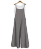 Women Straps Jumpsuit Summer Solid Color Wide Leg Pants Dungaree Bib Overalls Casual Loose Sleeveless Cotton Linen Jumpsuits 5Xl