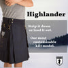 Men'S Highlander Utility Kilt