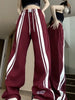 Vintage Y2K Hip Hop Baggy Cargo Pants Women Drawstring Elastic Low Waist Parachute Pants Sweatpants Loose Hippie Pants Trousers