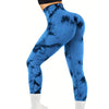 Women'S Tie-Dye Seamless Peach Butt High Waist Butt Pants Stretch Fitness Yoga Pants