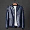 2024 Autumn New Men Black Biker PU Leather Coat Korean Fashion Men Pu Leather Jacket Trend Casual Fit Slim Baseball Clothes 8Xl