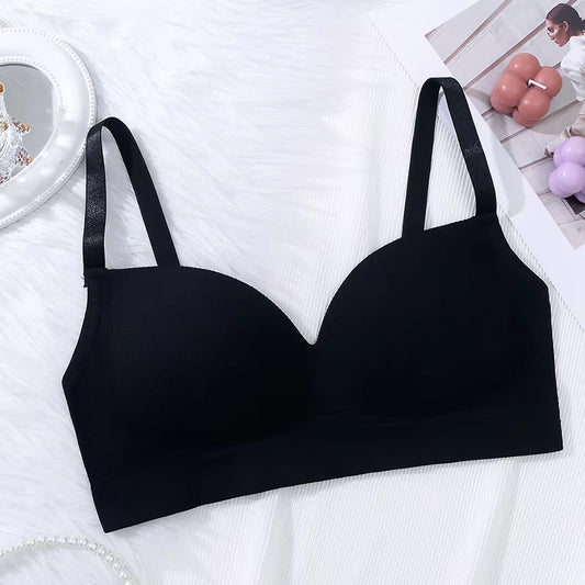 Sexy Women Bra Panties Set G-String Sports Bra Crop Top Seamless Underwear Fitness Bra Top Thongs Female Lingerie Set Intimates