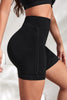 Slim Fit High Waistband Active Shorts