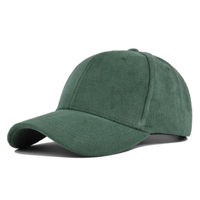 Solid Suede Retro Baseball Caps for Men Women Spring Autumn Street Snapback Hip Hop Hat Adjustable Faux Fur Sunscreen Visor Cap