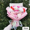 Hello Kitty Cartoon Plush Bouquet Anime Rose Soap Flowers Doll Home Wedding Decoration Christmas Valentine'S Day Gift