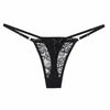 Sexy Lace Adjustable Thongs for Women Low Rise Hollow Out Briefs Female Breathable Underpants Perspective Sexy Lingerie