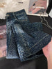 Y2K New Fashion Vintage Leopard Jeans Street Popular Hip Hop Leisure Heavy Industry Baggy Wild High Waist Wide Leg Pants Tide