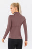 Mock Neck Quarter Zip Active T-Shirt