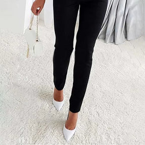 Jumpsuits Women One Piece V Neck Full Sleeve Tight High Waist Overalls Casual Sheath Long Pencil Pants Rompers Slim Fit