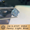 With IGI Certificate Fancy Blue Sapphir Diamond HPHT CVD Color Lab Grown Diamonds Wholesale