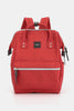 Himawari Water Resistant Canvas Backpack Bag with Side Pockets