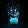 Stitch Lamp 16Colors 3D Night Light with Remote Control Room Decor Valentine'S Day Anniversary Birthday Present Christmas Gifts