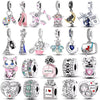 Hot Sale 925 Silver Charms Beads Fit Original Pan Bracelet Making for Woman Jewelry Fashion Pendant