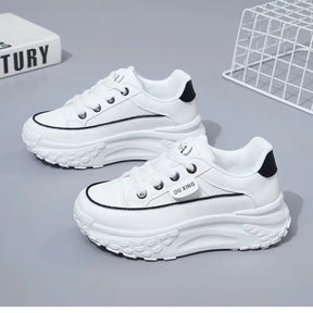 The New Retro Women Shoes Spring Platform Shoes Casual Sneakers Versatile Fashion Designer Shoes High Quality Women Sneakers