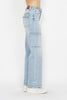 Judy Blue Full Size High Waist Straight Cargo Jeans