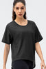 Round Neck Short Sleeve Active Tee