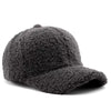 Autumn Winter Baseball Cap Women Artificial Lamb Wool Hats Keep Warm Cap Plush Baseball Caps Spring Baseball Cap Solid Sunshade