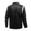 Autumn Winter Bomber Leather Jacket Men Scorpion Embroidery Hooded Jacket PU Leather Motorcycle Mens Ryan Gosling Drive Jacket