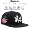 Unisex New Letter Wing Pattern Side Pattern Embroidery Fashion High Quality Snapback Men'S Versatile Casual Baseball Hat