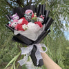 Kawaii Hello Kitty Cat Dolls with Artificial Flowers Creative Sanrio Bouquet Christmas Valentine Birthday Graduation Gifts