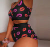 2 Pieces Set Women'S Pajama Shorts Suit Multiple Print Underwear Sexy Lingerie Camisoles Tanks Nighty Ladies Loungewear Homewear