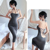 Sexy Dress Hanging Neck Backless Strap Suspender Buttocks Wrapped Long Skirt Woman Clothes Evening Dresses Cheap Clothes Xxx