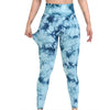 Women'S Tie-Dye Seamless Peach Butt High Waist Butt Pants Stretch Fitness Yoga Pants