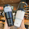 Thermos Bottle Stainless Steel Coffee Cup Cold and Hot Double-Layer Insulated Cup Thermo Water Bottle Car Travel Mug