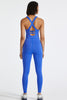 Crisscross Back Wide Strap Active Jumpsuit