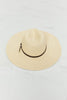 Fame Boho Summer Straw Fedora Hat