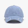 Raw Hem Adjustable Cap